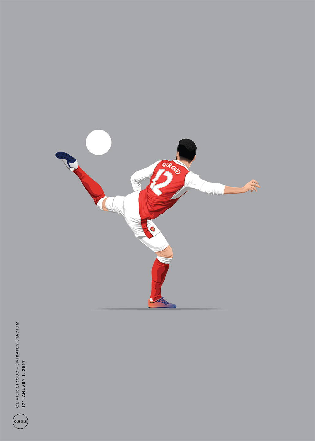 17â        January    2017     Olivier   Giroud   Af   Olé   Olé