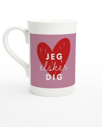 Jeg   Elsker   Dig    Porcelænskrus    295   Ml