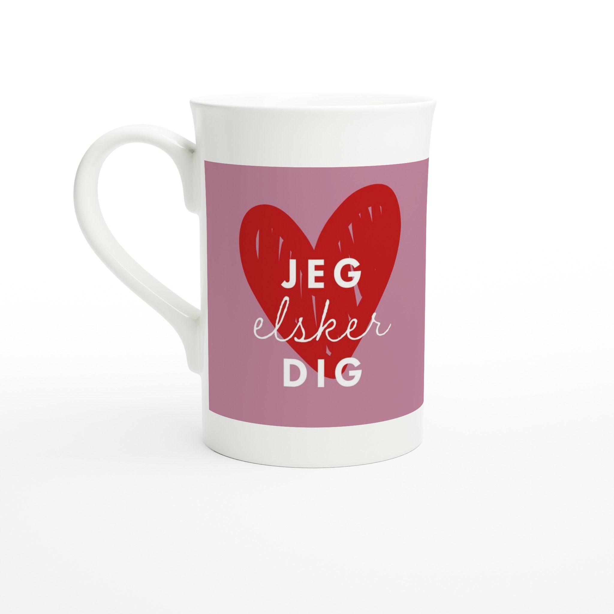 Jeg Elsker Dig Porcelænskrus 295 Ml