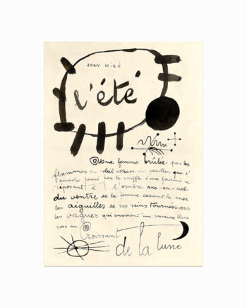 Joan   Miró    L   été