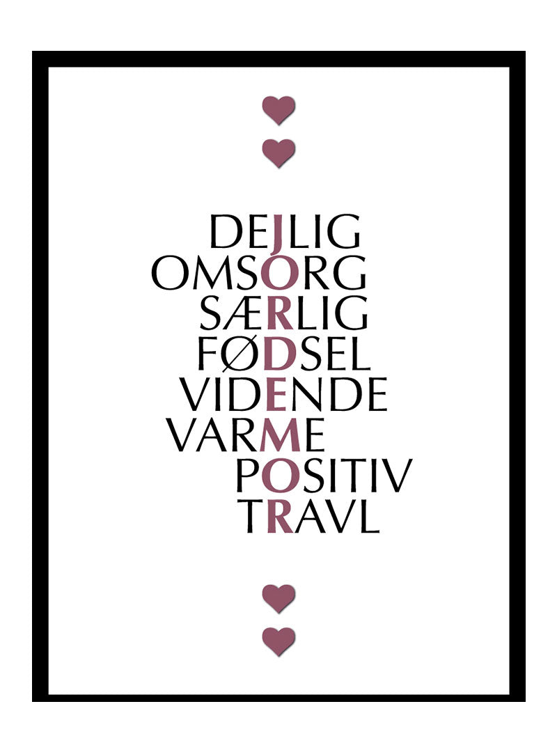 Jordemoder   Citat   Plakat
