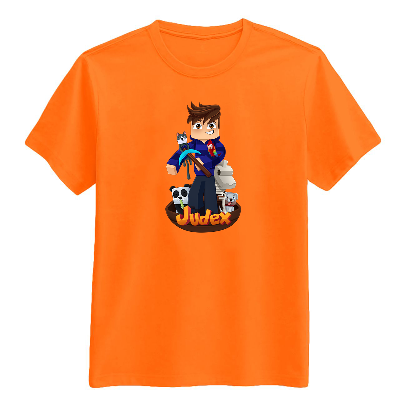 Judex Dyrenes Konge Tee Orange -