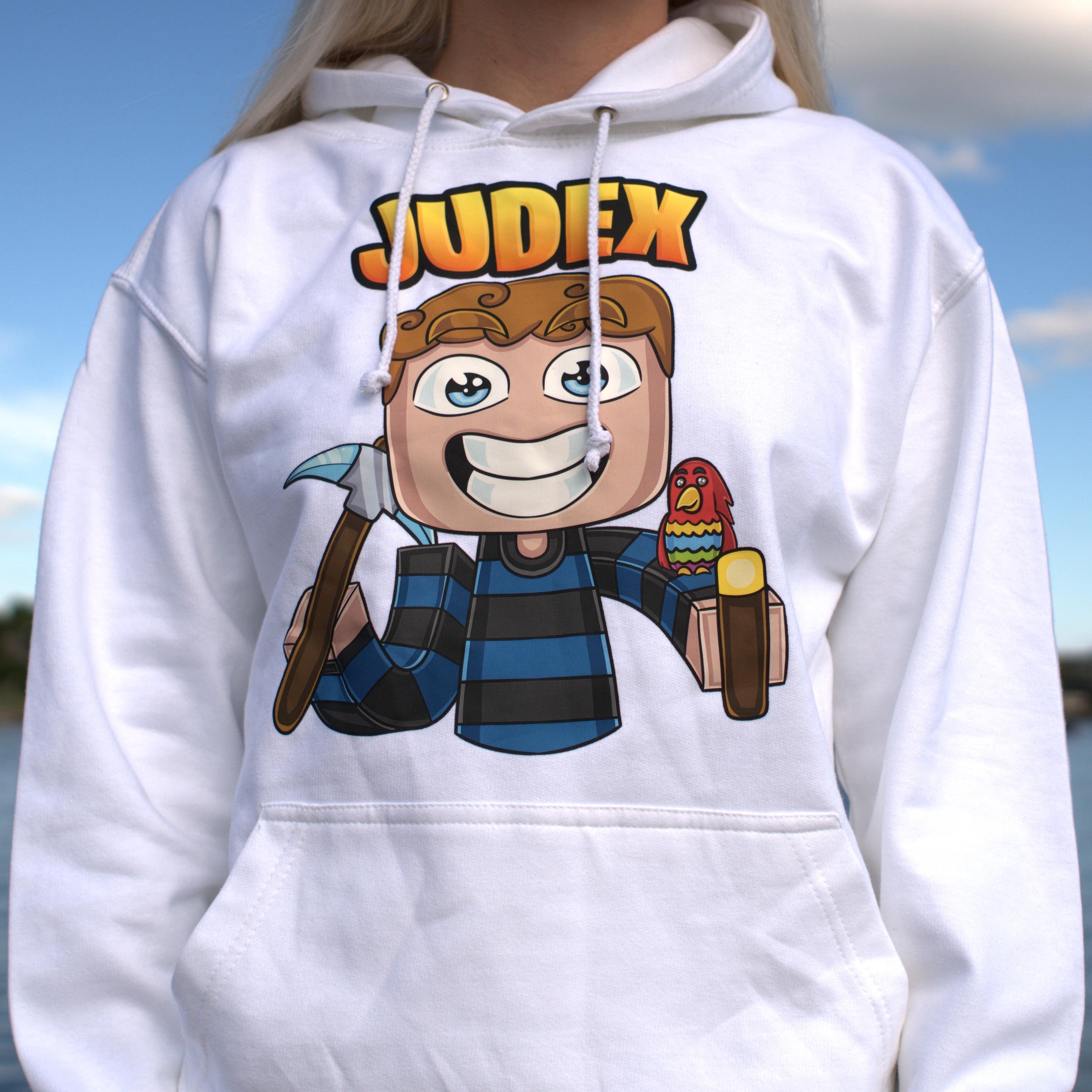 Judex   Miner   Hoodie   Hvid   Geekd   Dk