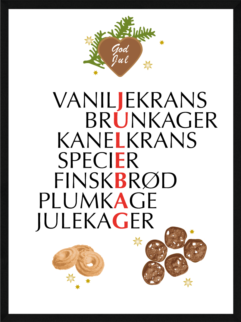 Julebag   Citat   Juleplakat
