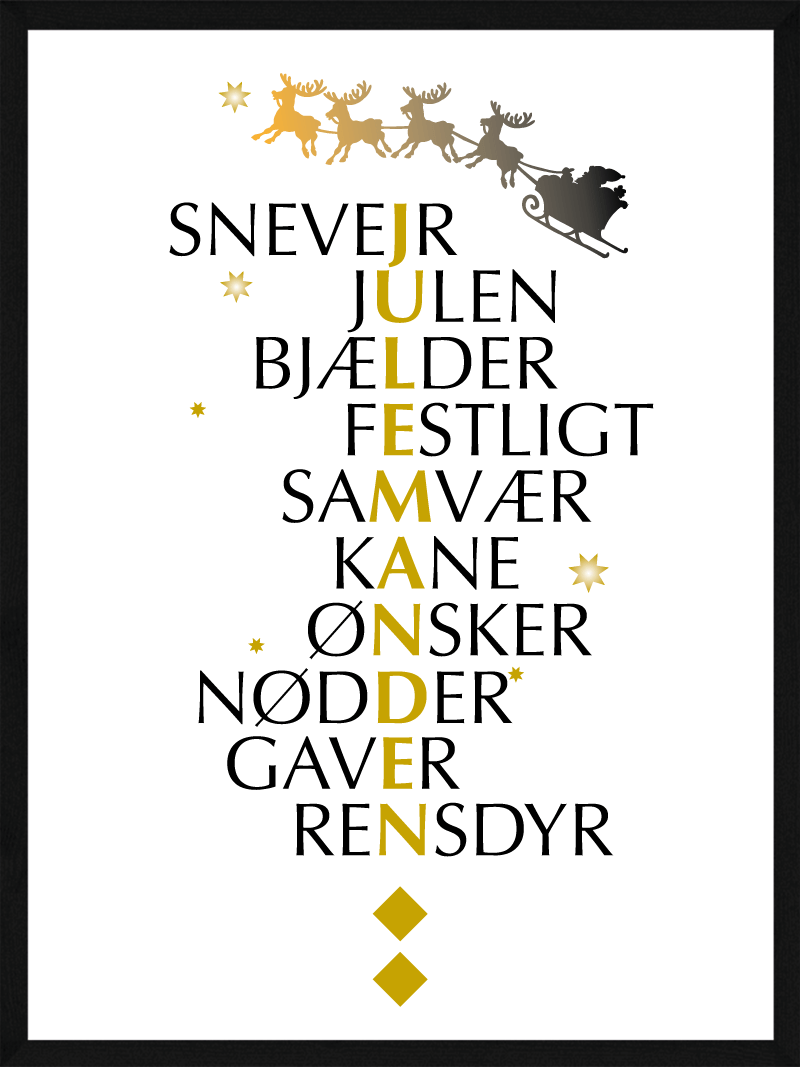 Julemanden   Citat   Juleplakat