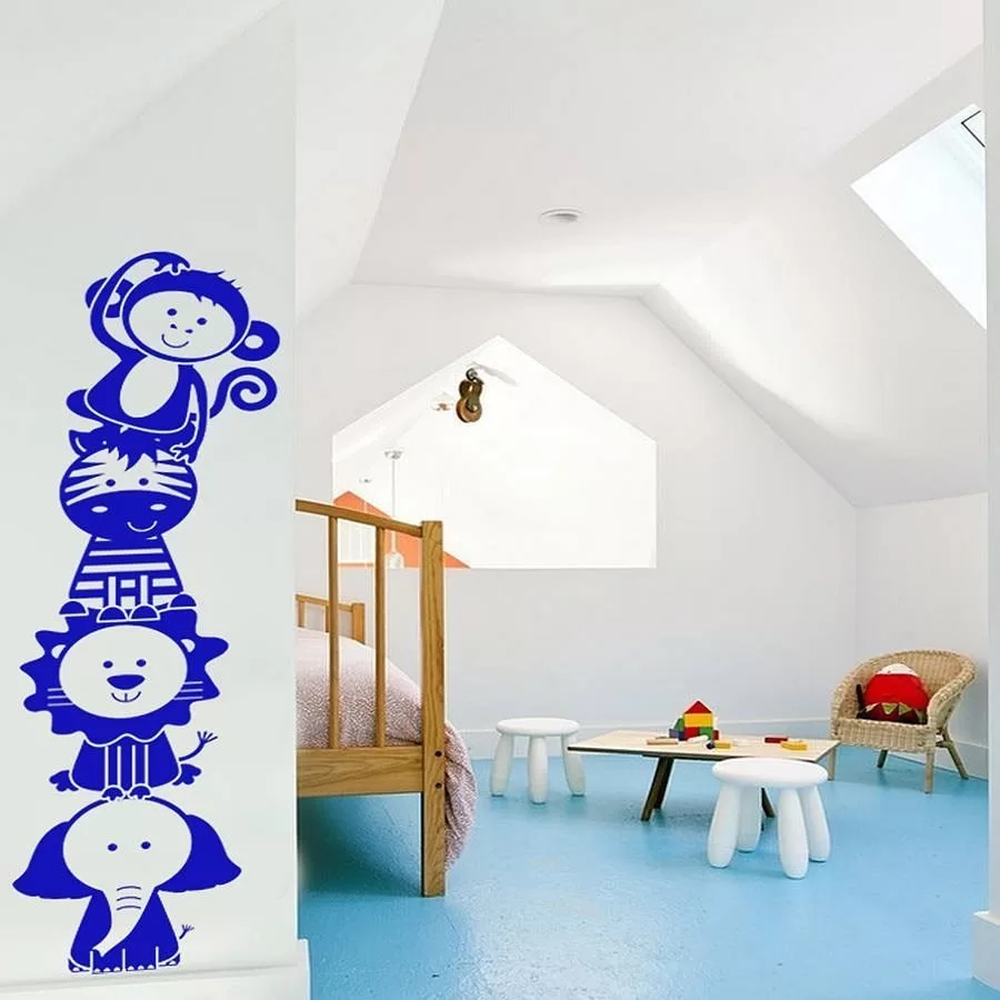 Jungle Dyr Enkelte Wallsticker