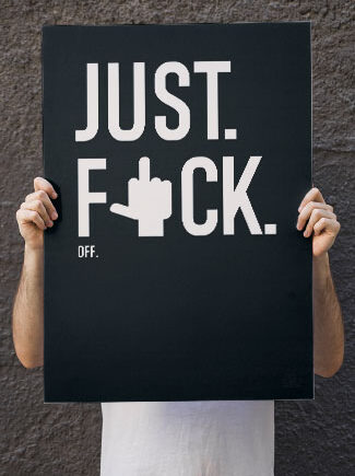 Just   Fuck   Off   Finger   21   X   29        A4    Kr    199  -