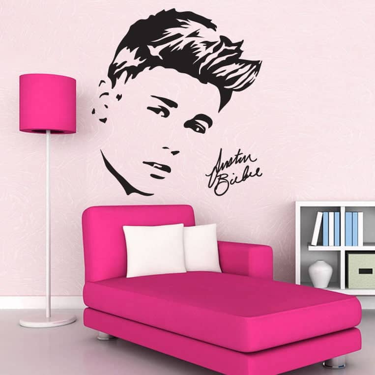 Justin Bieber Wallsticker