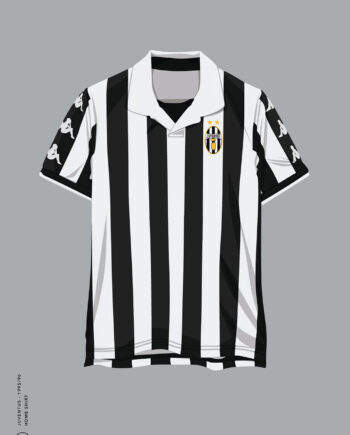Juventus   Home   Shirt   1995   96   Af   Olé   Olé