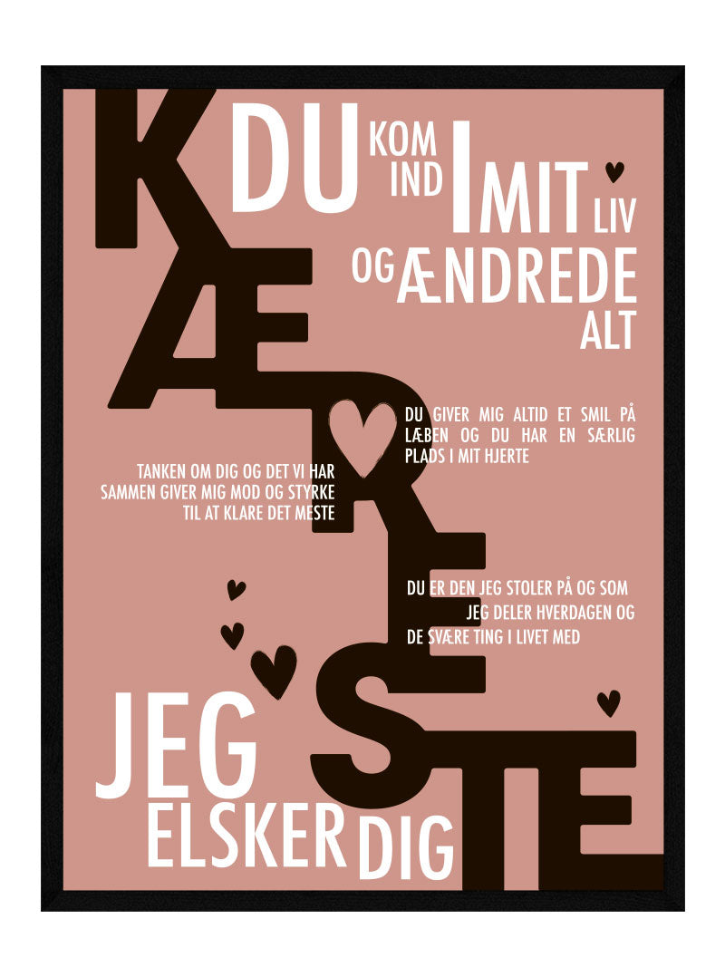 Kæreste   Plakat   Personlig   Plakat