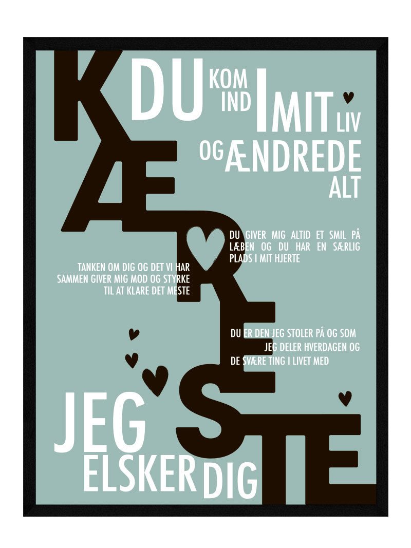 Kæreste   Plakat   Personlig   Plakat