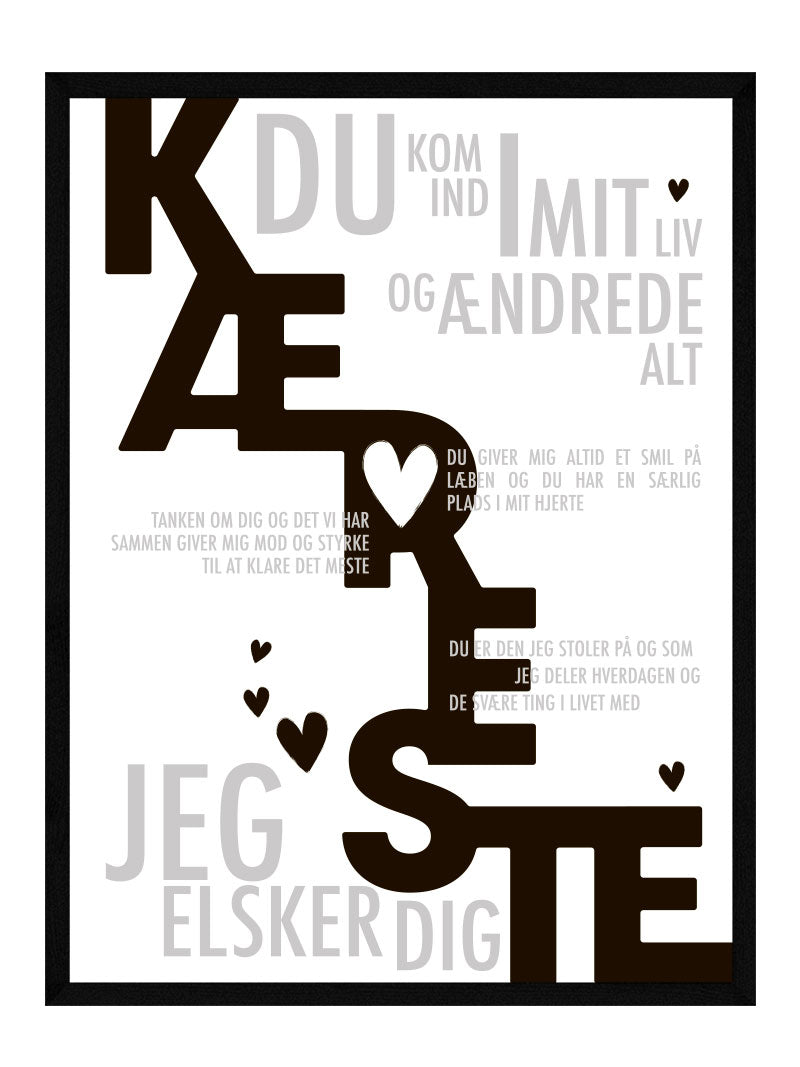 Kæreste   Plakat   Personlig   Plakat