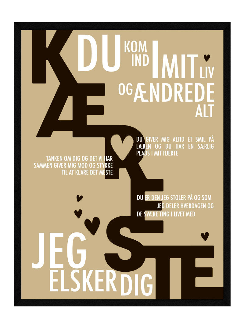 Kæreste   Plakat   Personlig   Plakat