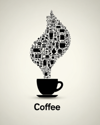 Kaffe   Plakat   106    Dampfyldt   Kaffeglæde