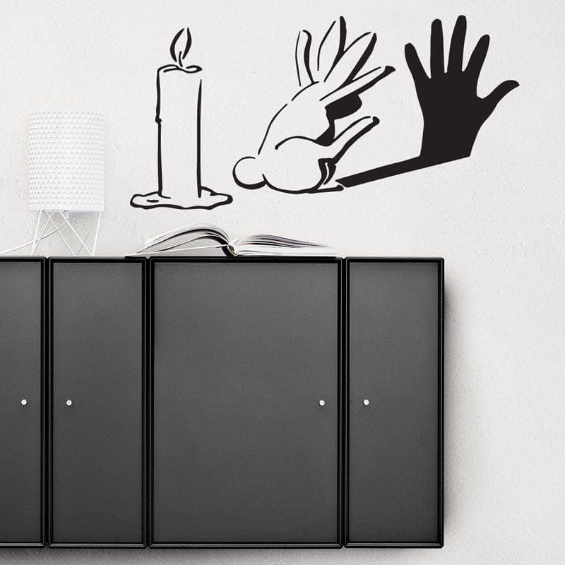 Kanin   Silhouette   Wallsticker