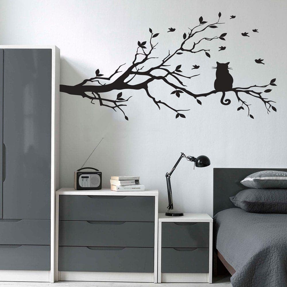 Kat   I   Træ   Wallsticker