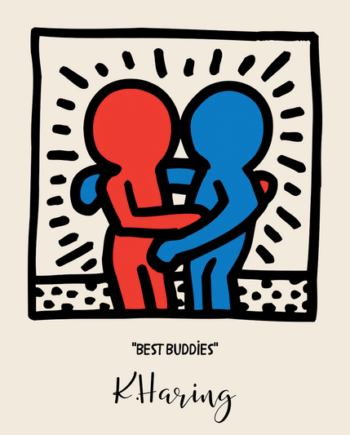 Keith   Haring   Plakat       Best   Buddies