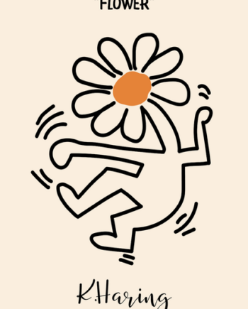 Keith   Haring   Plakat   12   Flower