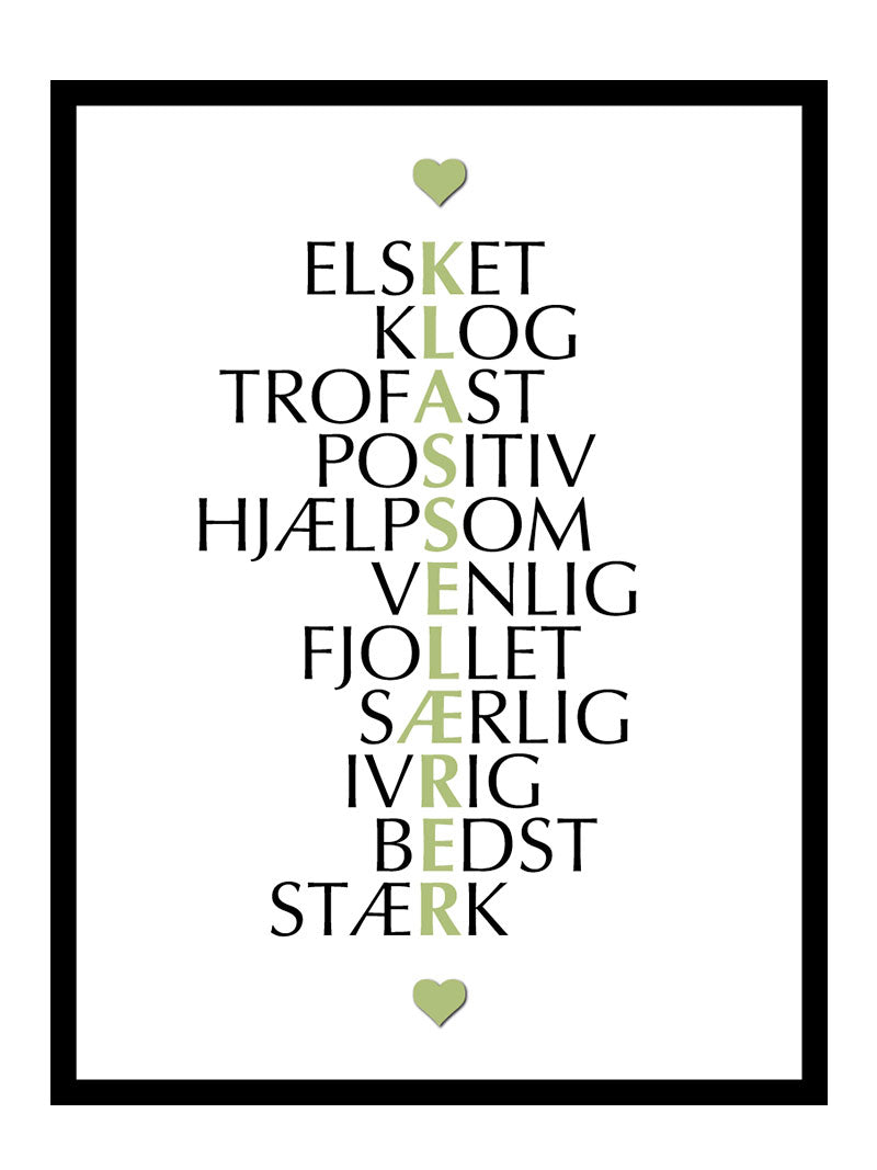 Klasselærer   Citat   Plakat