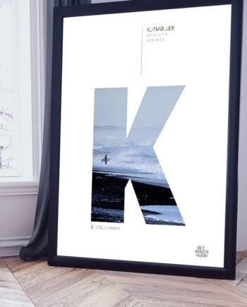 Klitmøller - Plakat   Cold   Hawaii   21   X   29        A4    Kr    199  -