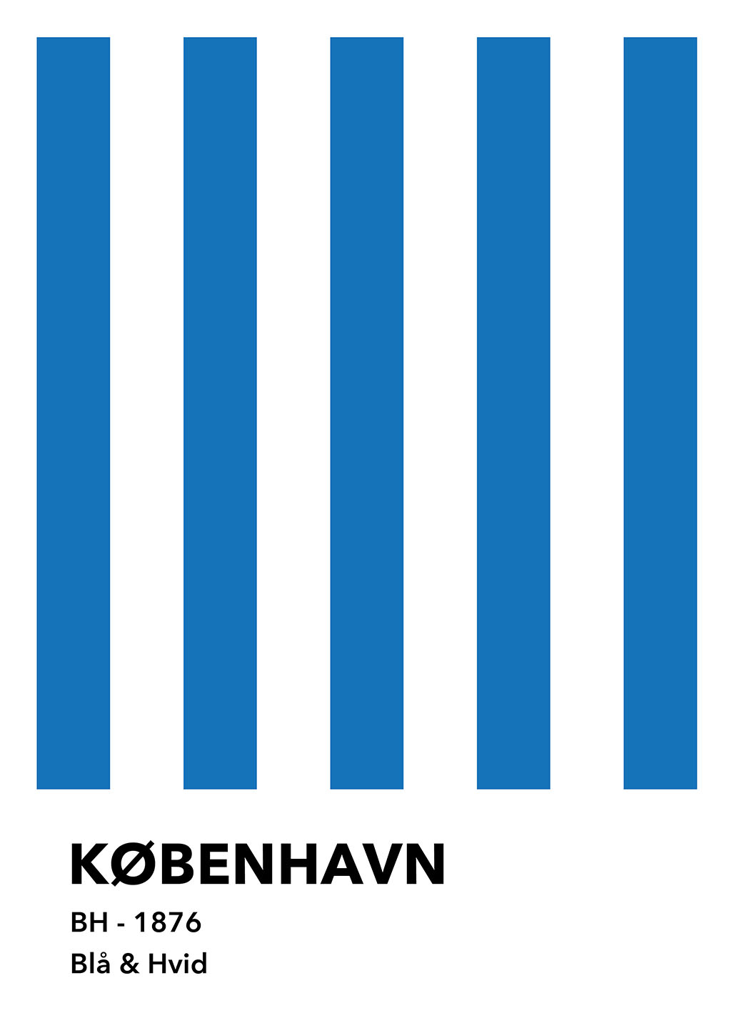 København   Blå   Og   Hvid   Af   Olé   Olé