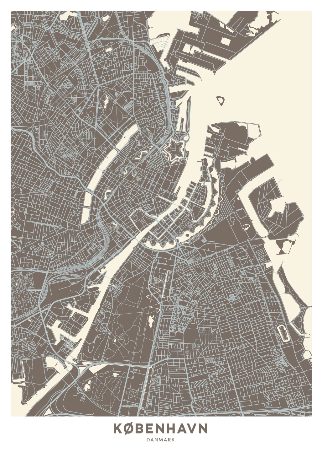 København   Kort   Af   Illux