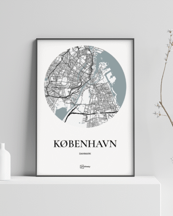 København Plakaten Hvid