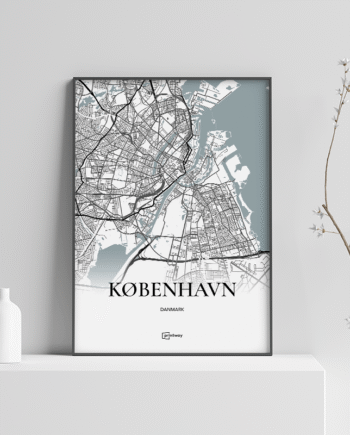 København Plakaten Hvid