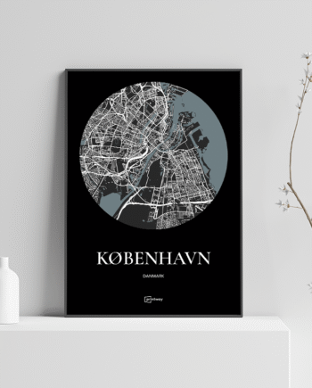 København Plakaten Sort