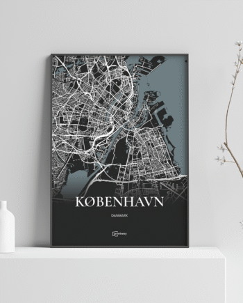 København Plakaten Sort