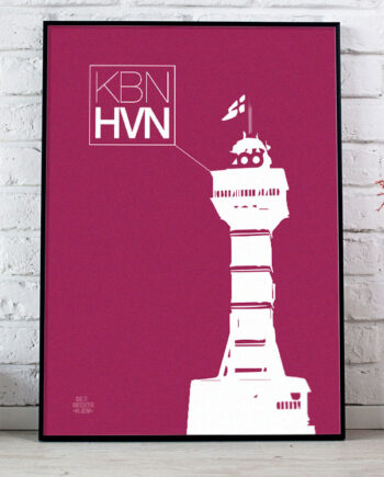 København - Plakat   Med   Zoo - Tårnet    Bordeaux    21   X   29        A4    Kr    199  -