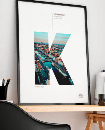 København - Plakat   Nyhavn   21   X   29        A4    Kr    199  -