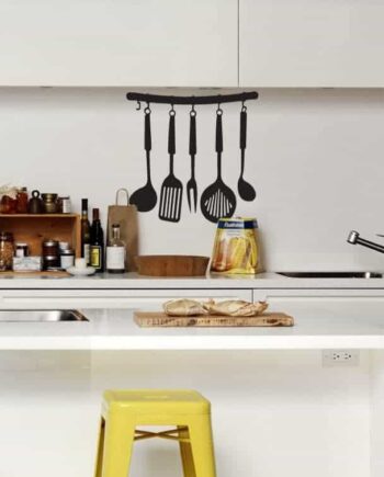 Køkkenredskaber   Wallsticker