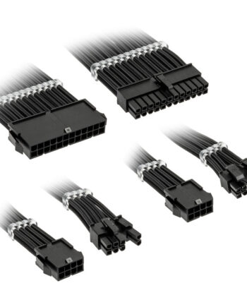 Kolink   Core   Standard   Braided   Cable   Extension   Kit   Jet   Black