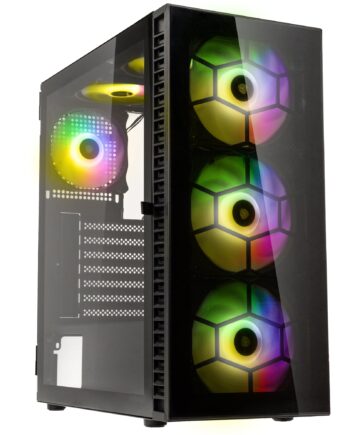 Kolink   Observatory   Hf   Glass   Argb   Midi   Tower   Case   Black   Kabinet   Geekd   Dk