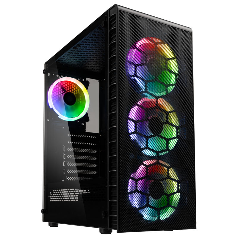Kolink   Observatory   Lite   Mesh   Rgb   Midi - Tower   Black