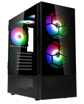 Kolink   Observatory   Mx   Glass   Argb   Midi   Tower   Case   Black