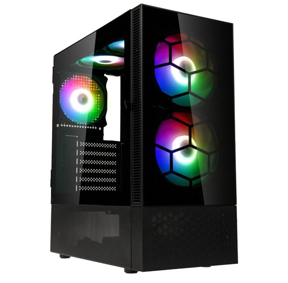 Kolink   Observatory   Mx   Glass   Argb   Midi   Tower   Case   Black