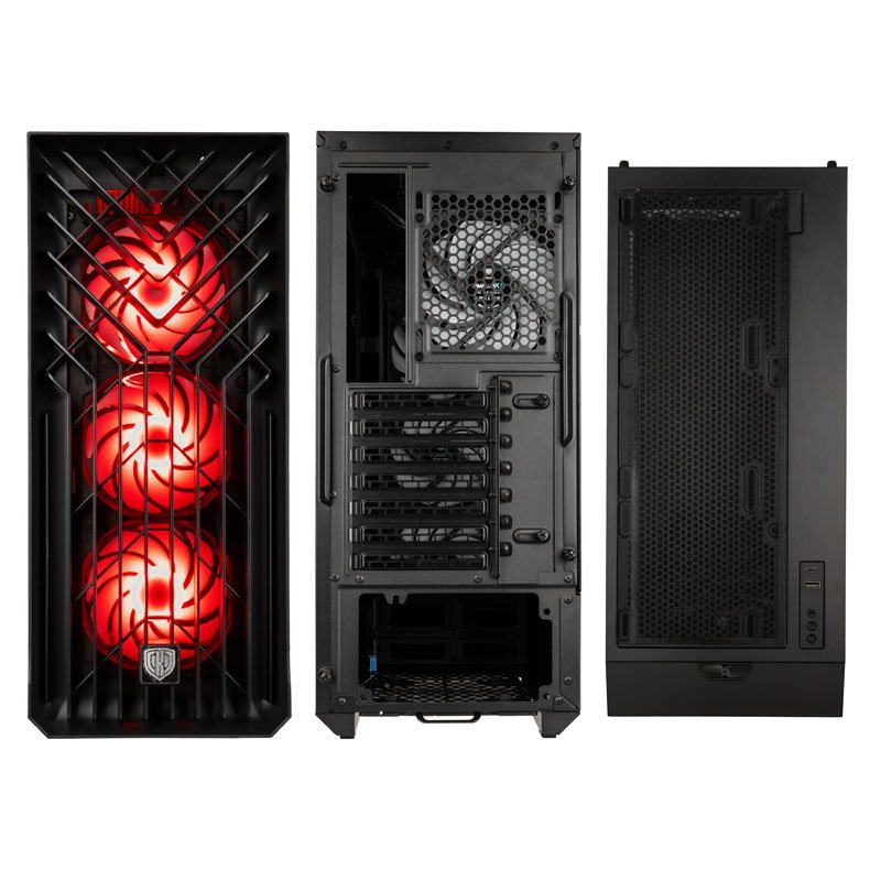 Kolink   Unity   Cascade   Argb   Midi - Tower   Kabinet -  Sort