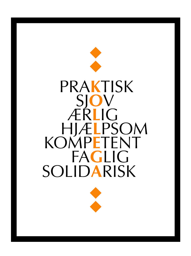 Kollega   Citat   Plakat