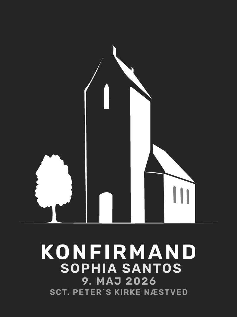 Konfirmand   Kirke   Plakat