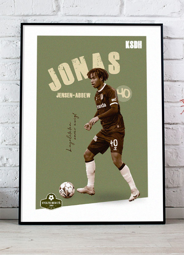 Ksdh    Agf - Plakat   Jonas   Abbew   21   X   29        A4    Kr    199  -