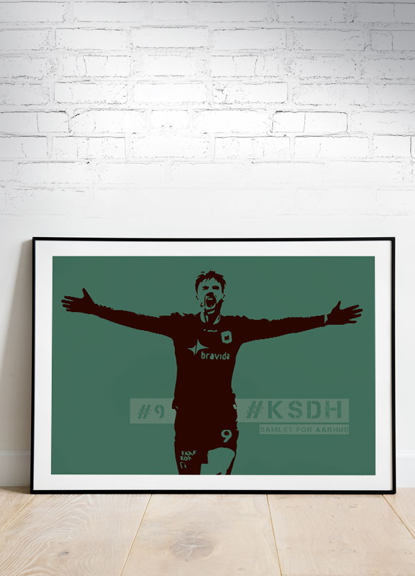 Ksdh    Agf - Plakat   Nr        Vandret    Grøn   29       X   21   Cm    A4    Kr    199  -