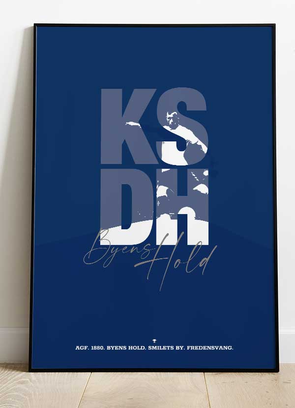Ksdh Byens Hold Blå 29 X 21 Cm A4 Kr 199 -