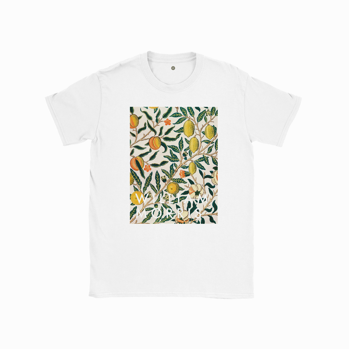 Kunst T - Shirt William Morris Four Fruits Yellow