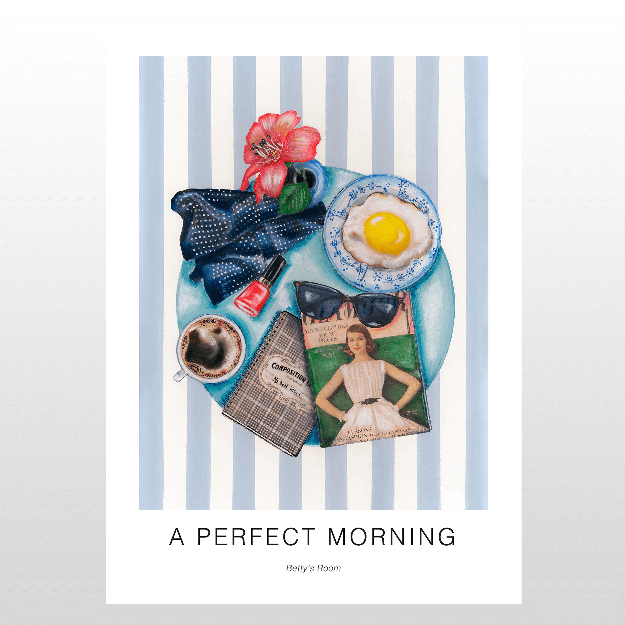 Kunstplakat     Quot   A   Perfect   Morning   Quot    50   X   70   Cm