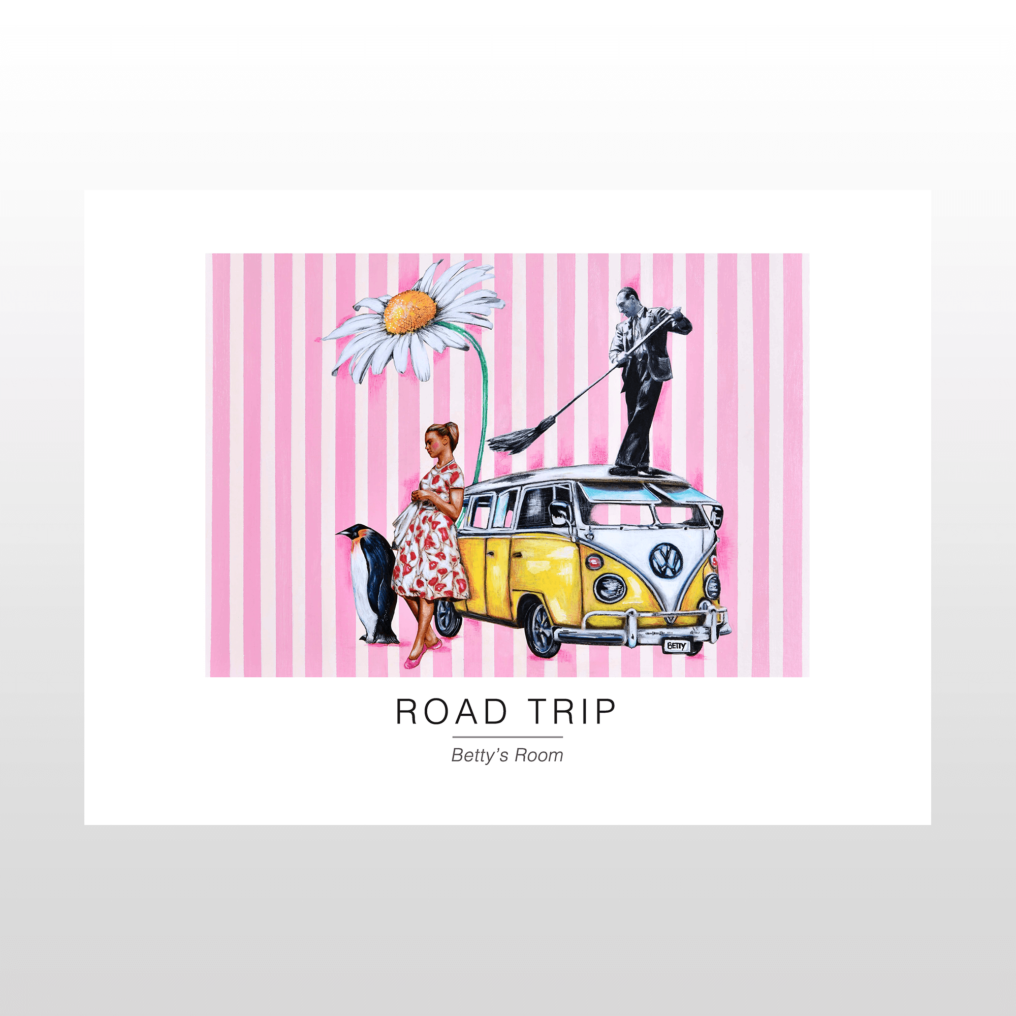 Kunstplakat     Quot   Road   Trip   Quot    40   X   30   Cm