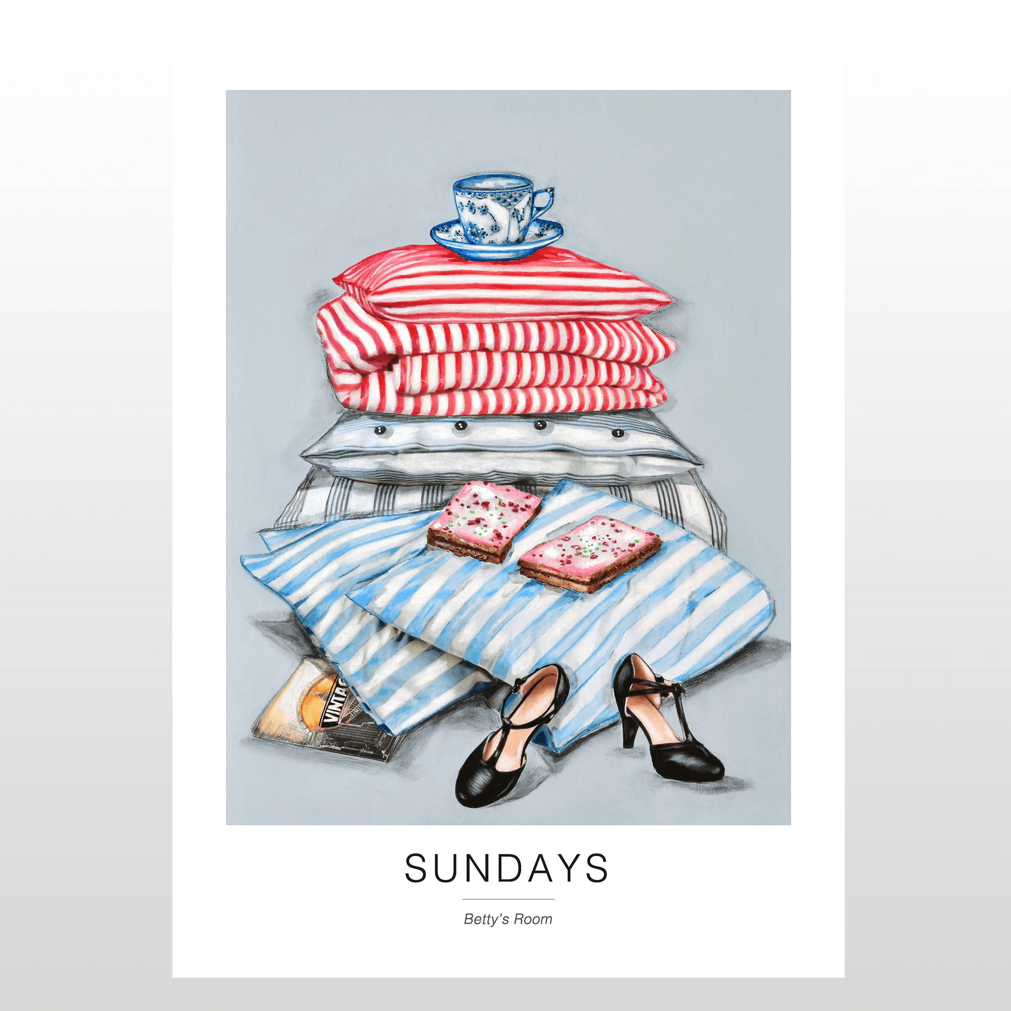 Kunstplakat     Quot   Sundays   Quot    50   X   70   Cm