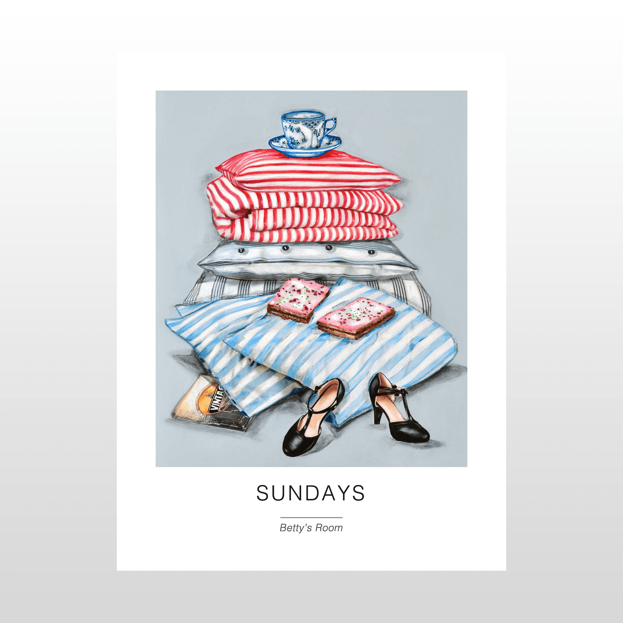 Kunstplakat     Quot   Sundays   Quot    30   X   40   Cm
