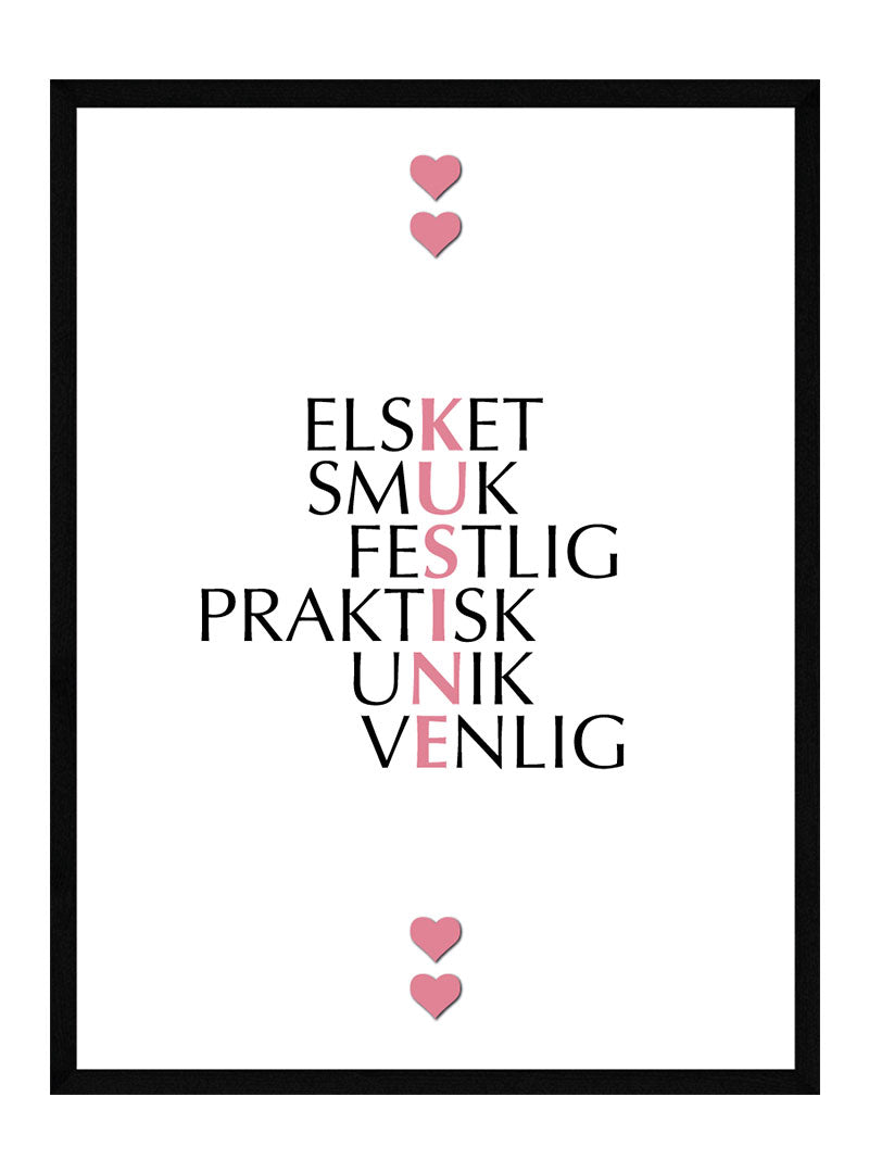 Kusine   Citat   Plakat